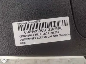 Foto de CERRADURA MALETERO / PORTON VOLKSWAGEN GOLF VII (5G1/BE1) 2.0 TDI (184 CV / 135 KW) foto 2