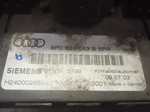 Foto de MANDO CALEFACCION / AIRE ACONDICIONADO AUDI A3 (8P1) 2.0 TDI (140 CV / 103 KW) referencia 8P0820043AEFKZ foto 6