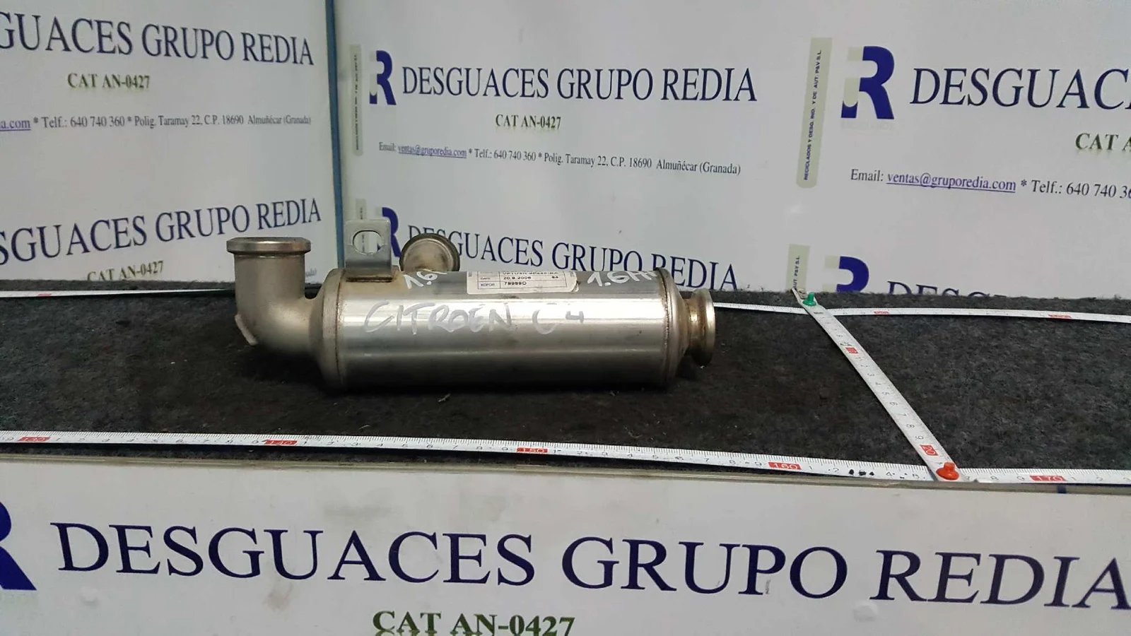 Foto de VALVULA EGR CITROEN C4 BERLINA referencia 9646762280