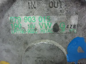 Foto de ALTERNADOR AUDI A6 BERLINA (4F2) 4.2 V8 40V (335 CV / 246 KW) referencia 079903015 foto 4