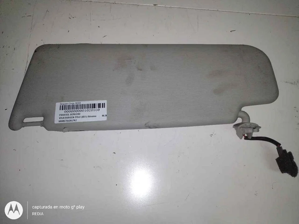Foto de PARASOL DERECHO VOLKSWAGEN POLO V (6R1) 1.2 TDI (75 CV / 55 KW) referencia 6R0857552ALFKZ