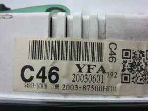 Foto de CUADRO INSTRUMENTOS HYUNDAI GETZ (TB) 1.1 12V CAT (63 CV / 46 KW) referencia 200387500HC111 foto 4