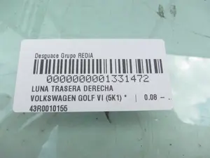 Foto de LUNA TRASERA DERECHA VOLKSWAGEN GOLF VI (5K1)(10.2008) referencia 43R0010155 foto 3