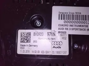 Foto de CUADRO INSTRUMENTOS AUDI RS 3 SPORTBACK (8VA) 2.5 20V TFSI (367 CV / 270 KW) referencia 8V0920971N foto 4
