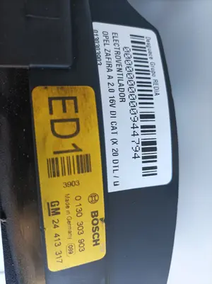 Foto de ELECTROVENTILADOR OPEL ZAFIRA A referencia 0130303903 foto 2