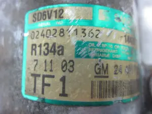 Foto de COMPRESOR AIRE ACONDICIONADO OPEL CORSA C referencia SD6V121447F foto 5