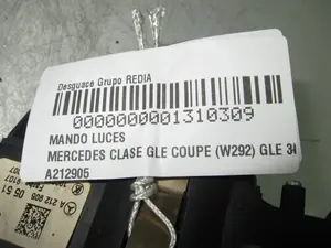Foto de MANDO LUCES MERCEDES-BENZ CLASE GLE (BM 292) COUPE 3.0 CDI CAT (258 CV / 190 KW) referencia A212905 foto 6