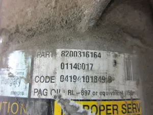 Foto de COMPRESOR AIRE ACONDICIONADO RENAULT MEGANE II GRANDTOUR referencia 8200316164 foto 2