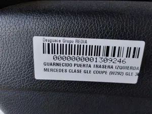 Foto de GUARNECIDO PUERTA TRASERA IZQUIERDA MERCEDES-BENZ CLASE GLE (BM 292) COUPE 3.0 CDI CAT (258 CV / 190 KW) foto 2