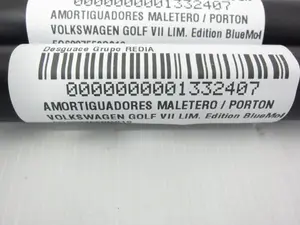 Foto de AMORTIGUADORES MALETERO / PORTON VOLKSWAGEN GOLF VII BERLINA (BQ1/BE2) 1.6 TDI (116 CV / 85 KW) referencia 5G6827550G01S foto 3