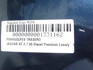 Foto de PARAGOLPES TRASERO JAGUAR XF 2.7 V6 Diesel CAT (207 CV / 152 KW) foto 9