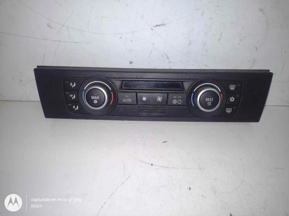 Foto de MANDO CLIMATIZADOR BMW SERIE 3 BERLINA (E90) 2.0 16V CAT (150 CV / 110 KW) referencia 64119128214