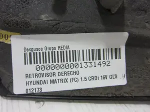 Foto de RETROVISOR DERECHO HYUNDAI MATRIX (FC) 1.5 CRDi CAT (102 CV / 75 KW) referencia 012173 foto 6