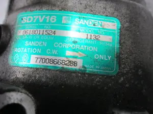 Foto de COMPRESOR AIRE ACONDICIONADO RENAULT MEGANE I FASE 2 CLASSIC (LA...) referencia SD7V161132 foto 7