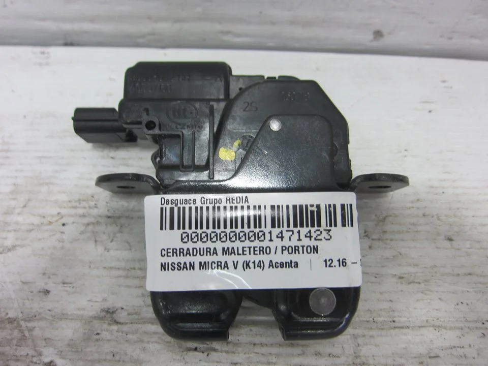 Foto de CERRADURA MALETERO / PORTON NISSAN MICRA (K14) 0.9 CAT (90 CV / 66 KW) referencia 905039428R