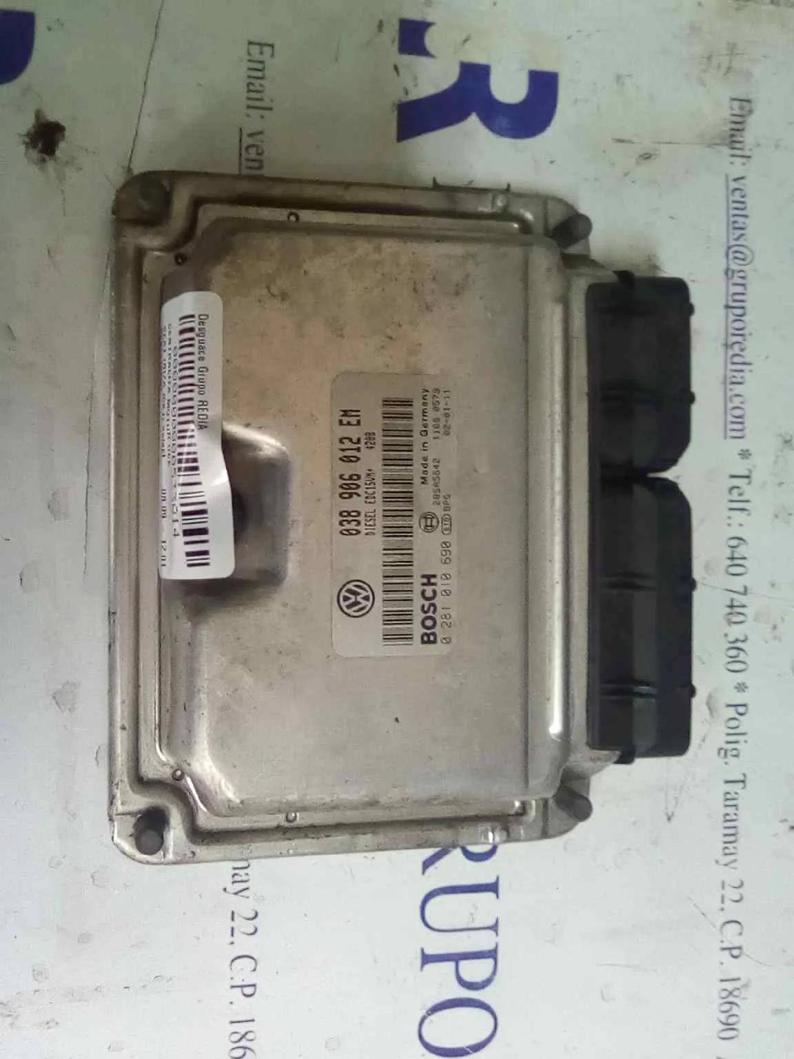 Foto de CENTRALITA MOTOR UCE SEAT IBIZA (6K1) 1.9 SDI (68 CV / 50 KW) referencia 0281010690