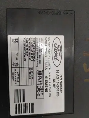 Foto de MODULO ELECTRONICO FORD FOCUS FAMILIAR (CAK) 1.6 16V CAT (101 CV / 74 KW) referencia 98AG15K600DB foto 2