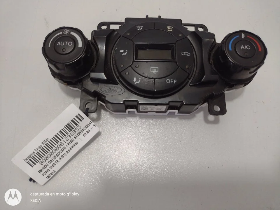 Foto de MANDO CALEFACCION / AIRE ACONDICIONADO FORD FIESTA (CB1) 1.4 TDCi CAT (68 CV / 50 KW) referencia 8A6T18C512AJ