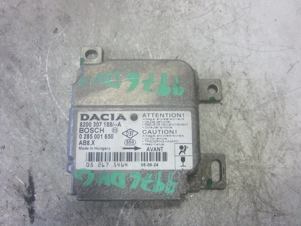 Foto de CENTRALITA AIRBAG DACIA LOGAN 1 1.6 CAT (87 CV / 64 KW) referencia 8200307188A