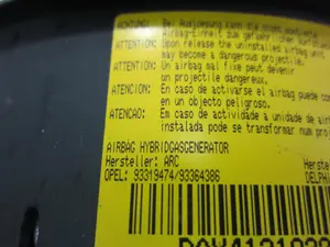 Foto de AIRBAG DELANTERO IZQUIERDO OPEL MERIVA 1.4 16V (90 CV / 66 KW) referencia 93319474 foto 4