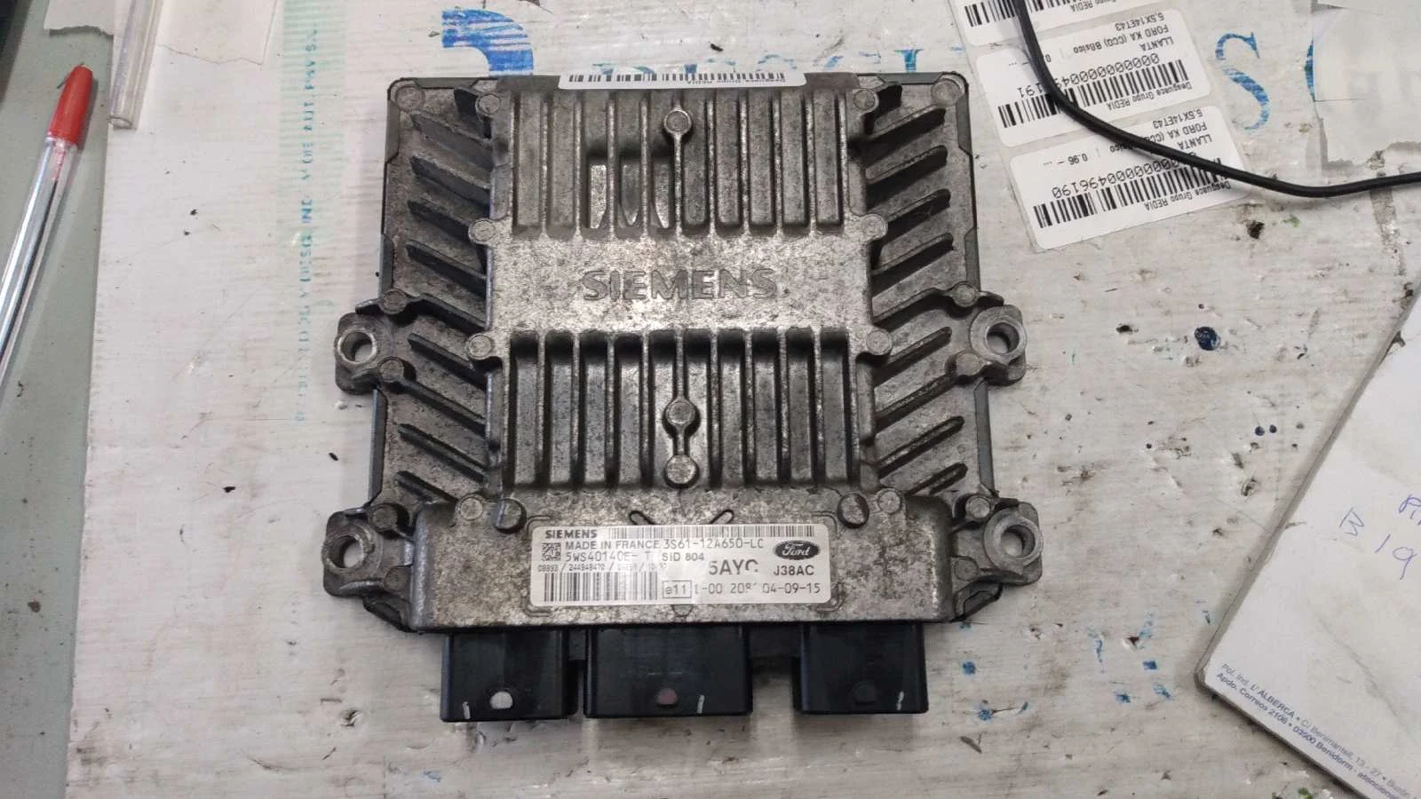 Foto de CENTRALITA MOTOR UCE FORD FIESTA (CB1) referencia 5WS40140ET