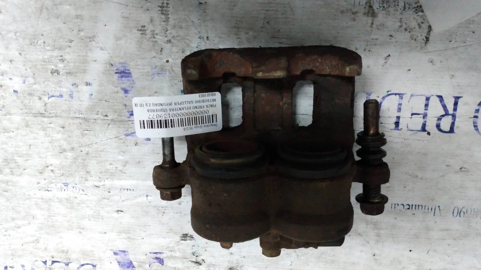 Foto de PINZA DE FRENO DELANTERA IZQUIERDA MITSUBISHI GALLOPER (HYUNDAI)(02.1998) 2.5 Turbodiesel (99 CV / 73 KW) referencia HB401003