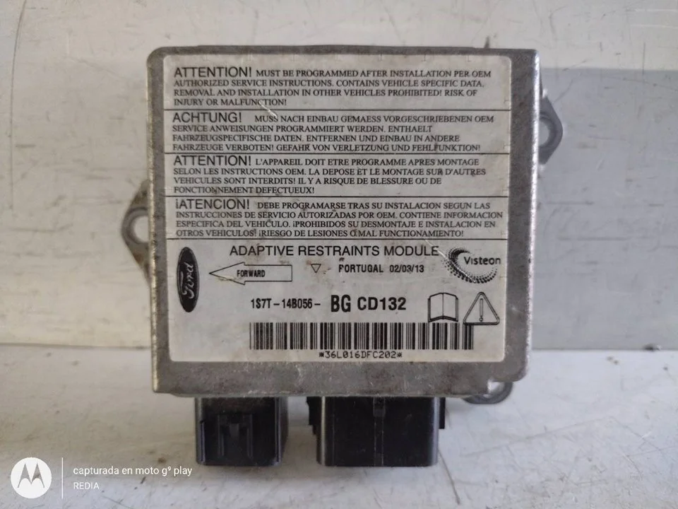 Foto de CENTRALITA AIRBAG FORD MONDEO BERLINA (GE) 2.5 V6 24V CAT (170 CV / 125 KW) referencia 1S7T14B056BG