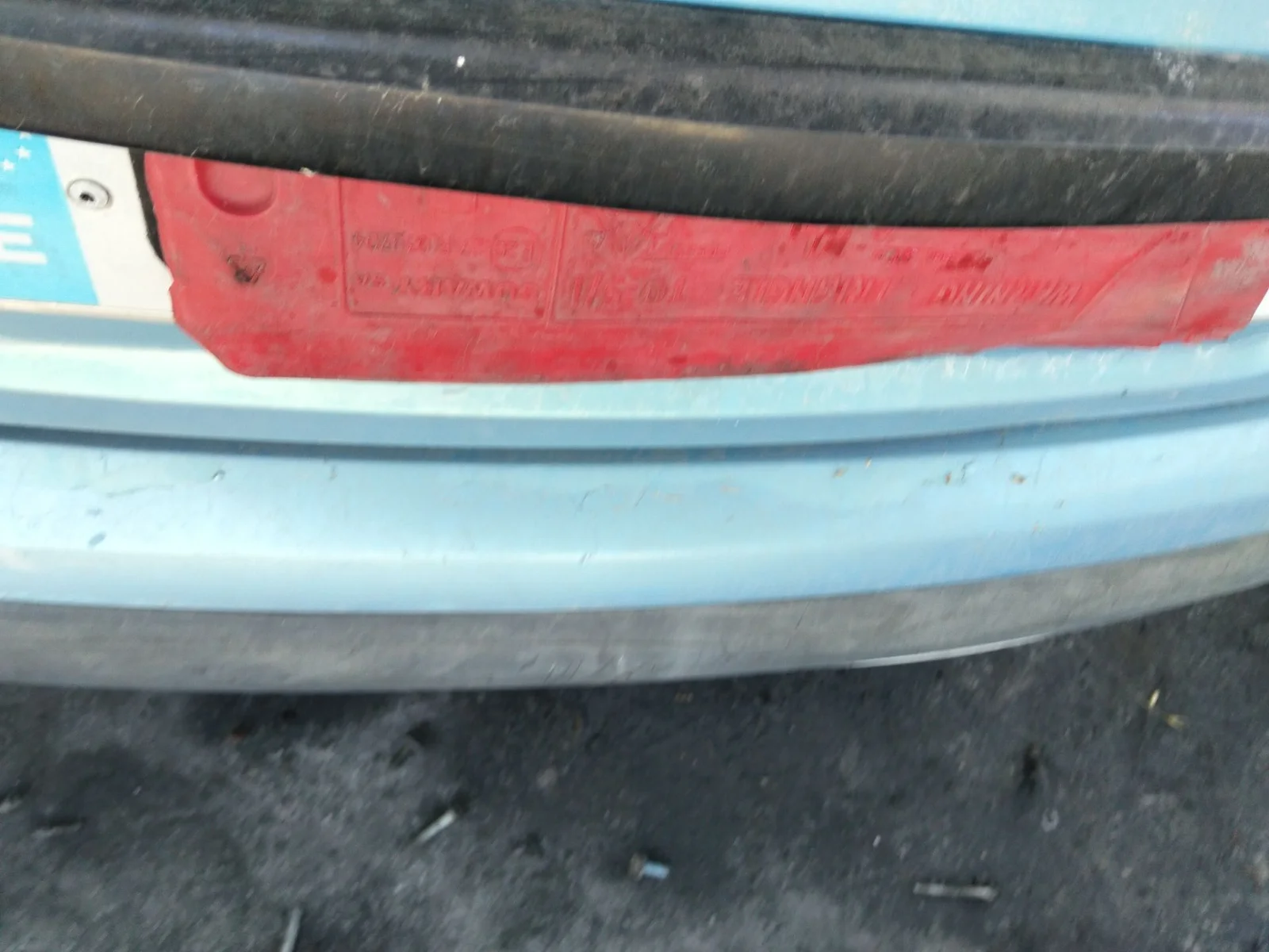 Foto de REFUERZO PARAGOLPES TRASERO CITROEN C3 1.4 HDi (68 CV / 50 KW)