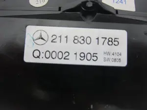 Foto de MANDO CALEFACCION / AIRE ACONDICIONADO MERCEDES-BENZ CLASE E (BM 211) BERLINA 3.0 CDI CAT (224 CV / 165 KW) referencia 2118301785 foto 5