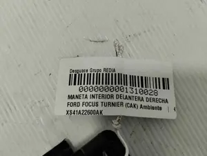 Foto de MANETA INTERIOR DELANTERA DERECHA FORD FOCUS FAMILIAR (CAK) 1.6 16V CAT (101 CV / 74 KW) referencia XS41A22600AK foto 2