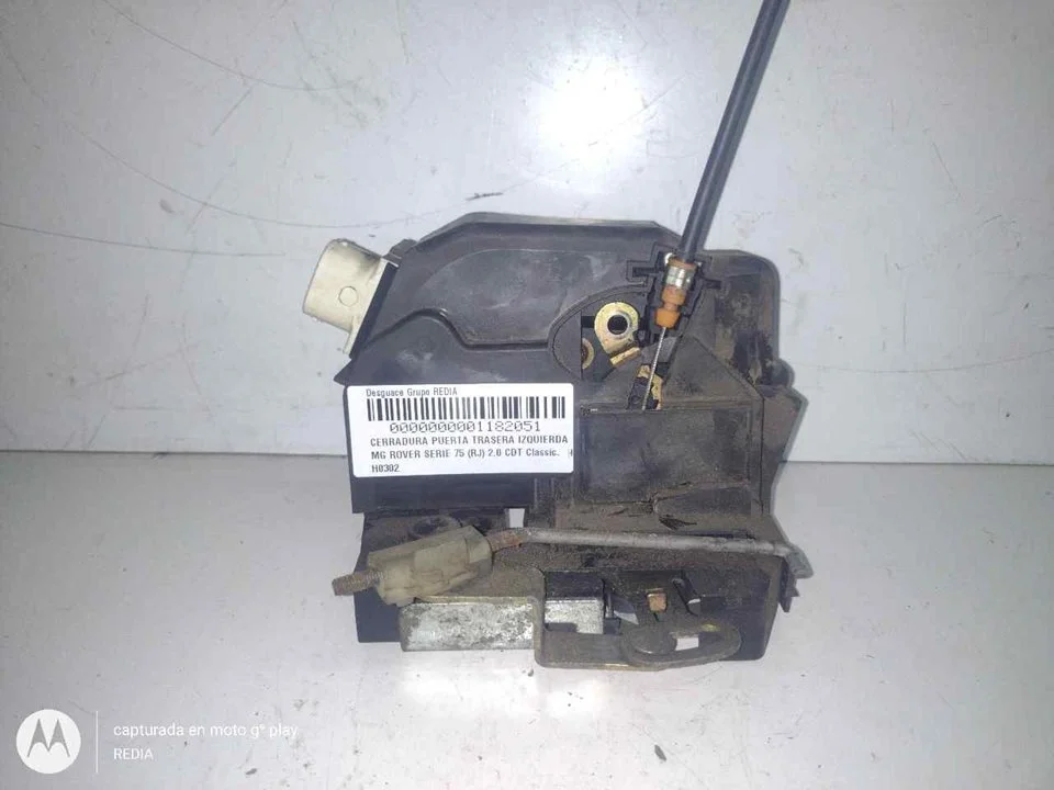 Foto de CERRADURA PUERTA TRASERA IZQUIERDA MG ROVER ROVER 75 (RJ) 2.0 16V CDT (116 CV / 85 KW) referencia H0302