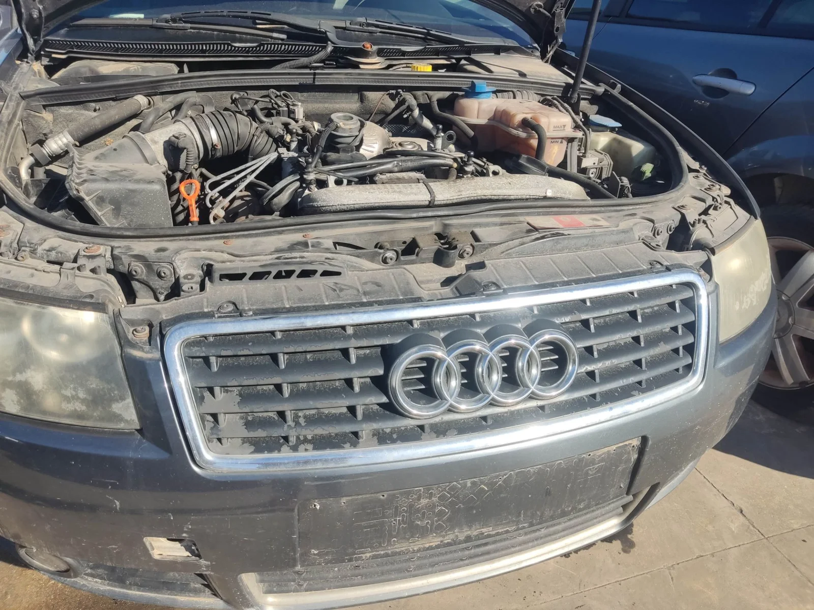 Foto de REJILLA DELANTERA AUDI A4 CABRIOLET (8H) 2.5 V6 24V TDI (163 CV / 120 KW)