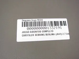 Foto de JUEGO ASIENTOS COMPLETO CHRYSLER SEBRING JR 41 BERLINA 2.7 CAT (203 CV / 149 KW) foto 6