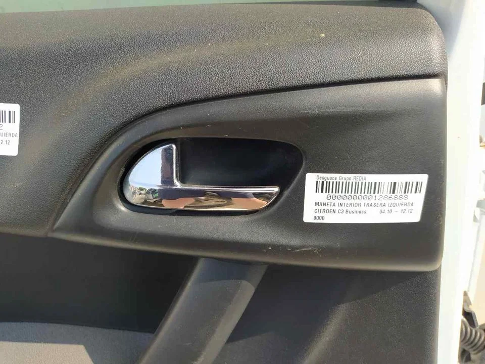Foto de MANETA INTERIOR TRASERA IZQUIERDA CITROEN C3 1.4 HDi (68 CV / 50 KW)