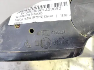Foto de RETROVISOR DERECHO SKODA FABIA (6Y2/6Y3) 1.2 12V (64 CV / 47 KW) referencia 012659 foto 3