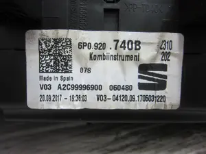 Foto de CUADRO INSTRUMENTOS SEAT IBIZA (6P1) 1.0 (75 CV / 55 KW) referencia 6P0920740B foto 3