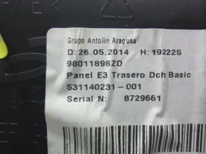 Foto de GUARNECIDO PUERTA TRASERA DERECHA CITROEN C4 CACTUS 1.2 12V VTi (82 CV / 60 KW) referencia 98011898ZD foto 3