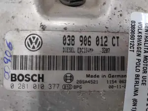 Foto de CENTRALITA MOTOR UCE VOLKSWAGEN POLO III BERLINA (6N2) 1.9 Diesel (64 CV / 47 KW) referencia 038906012CT foto 2
