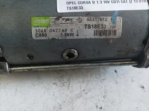 Foto de MOTOR ARRANQUE OPEL CORSA D referencia TS18E33 foto 3