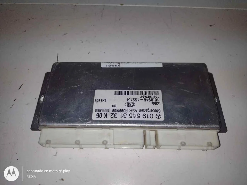Foto de CENTRALITA ASR VOLVO S80 BERLINA 2.0 16V Flexifuel CAT (146 CV / 107 KW) referencia 0195453132K05