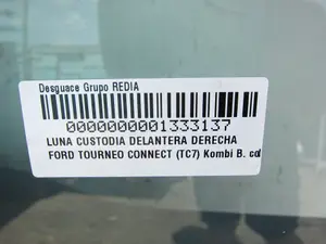 Foto de LUNA CUSTODIA DELANTERA DERECHA FORD TOURNEO CONNECT (TC7) 1.8 TDCi CAT (75 CV / 55 KW) foto 3