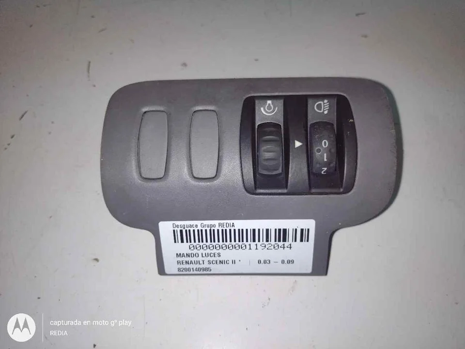 Foto de MANDO LUCES RENAULT SCENIC II (JM) referencia 8200140985