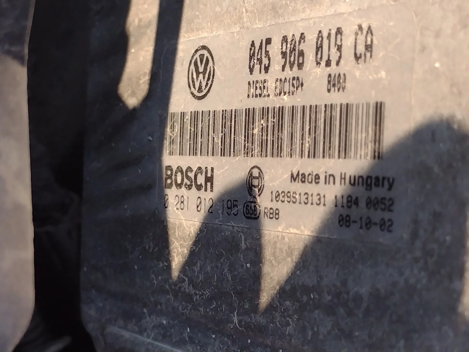Foto de CENTRALITA MOTOR UCE VOLKSWAGEN POLO IV (9N3) 1.4 TDI (80 CV / 59 KW) referencia 045906019CA