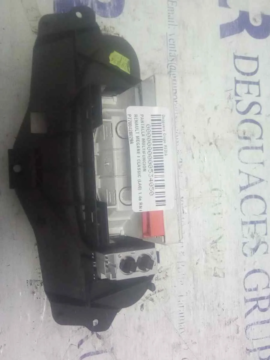Foto de PANTALLA MULTIFUNCION RENAULT MEGANE I CLASSIC (LA0) referencia P7700428029A