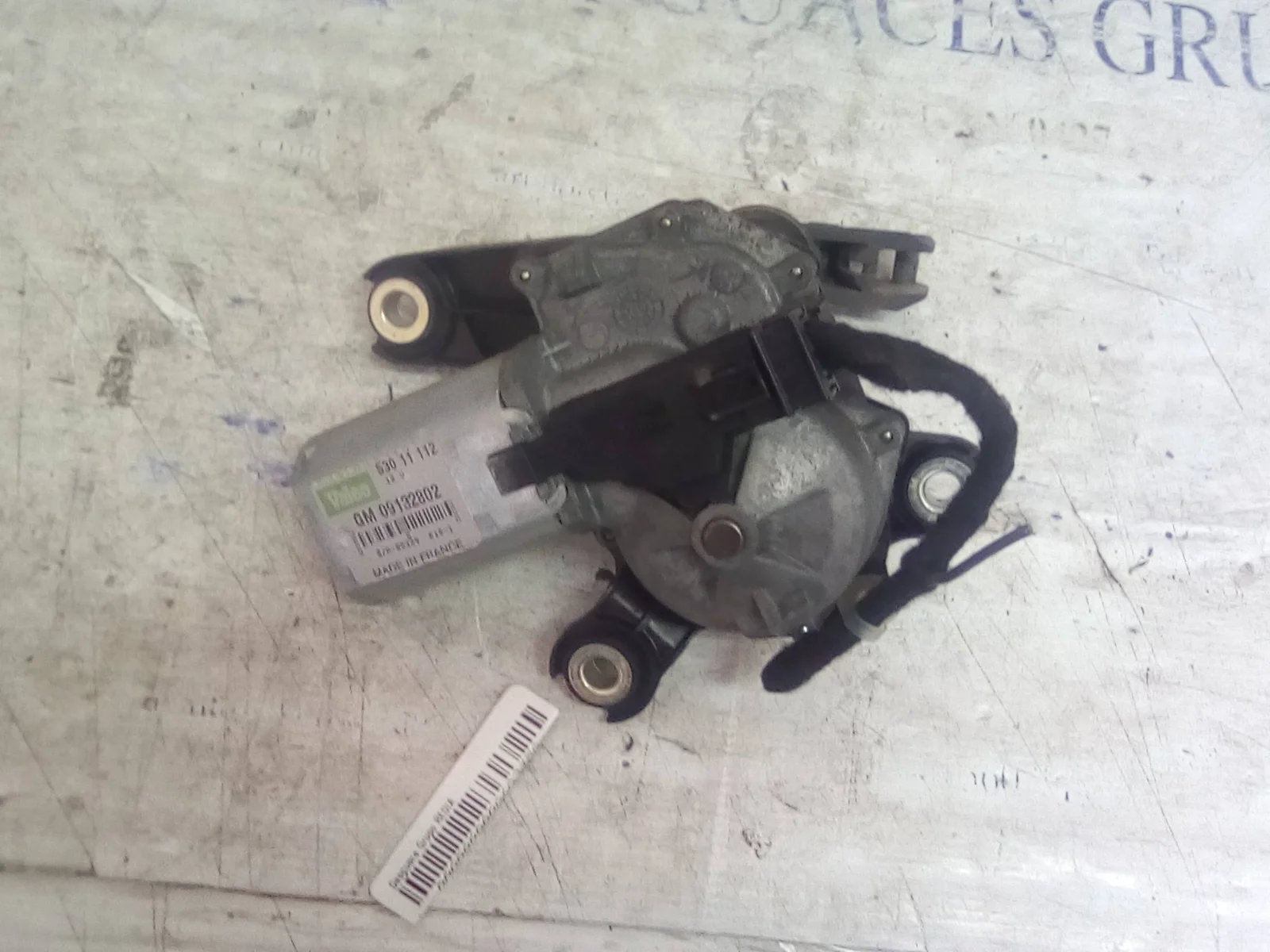 Foto de MOTOR LIMPIA TRASERO OPEL CORSA C 1.7 16V DI CAT (Y 17 DTL / LK8) (65 CV / 48 KW) referencia 09132802