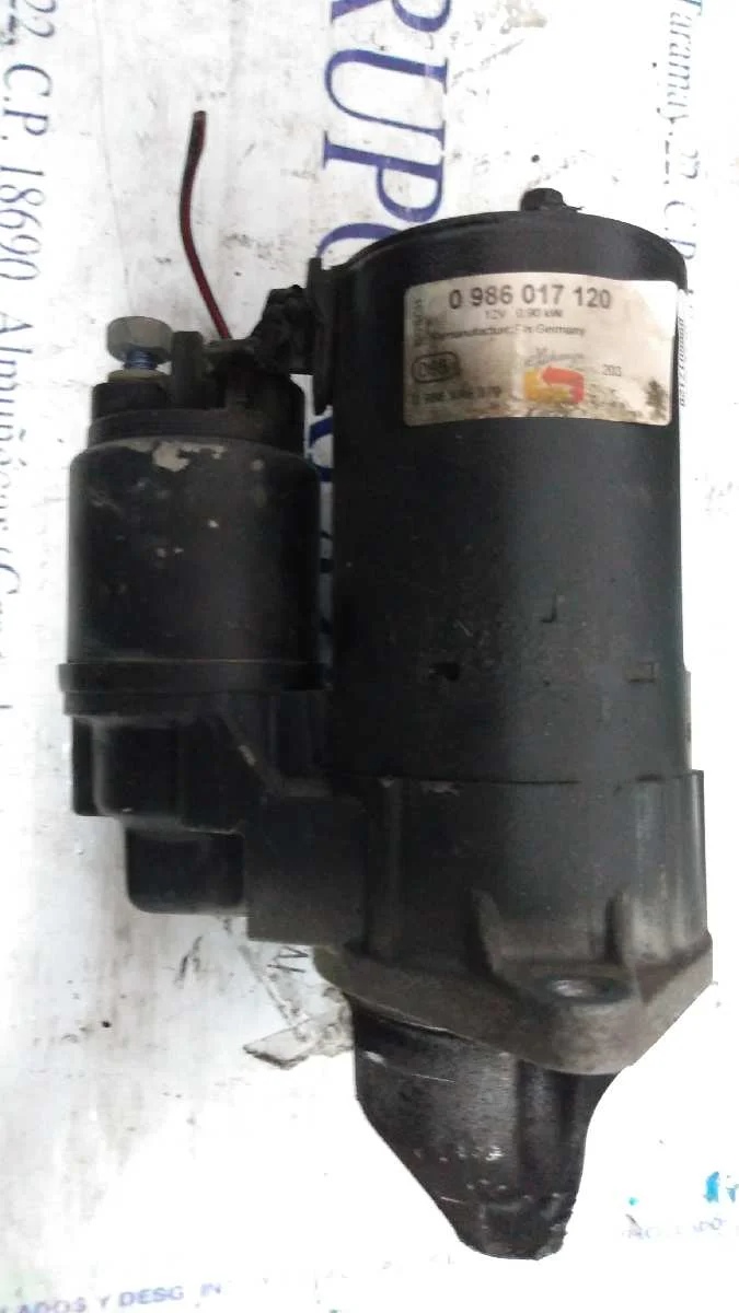 Foto de MOTOR ARRANQUE OPEL CORSA C 1.0 12V CAT (Z 10 XE / LW3) (58 CV / 43 KW) referencia 0986017120