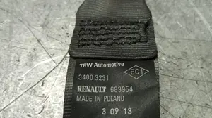 Foto de CINTURON SEGURIDAD TRASERO IZQUIERDO RENAULT CLIO III 1.2 16V (75 CV / 55 KW) referencia 34003231 foto 2