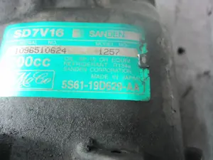 Foto de COMPRESOR AIRE ACONDICIONADO FORD FUSION (CBK) 1.6 TDCi CAT (90 CV / 66 KW) referencia 5S6119D629AA foto 5