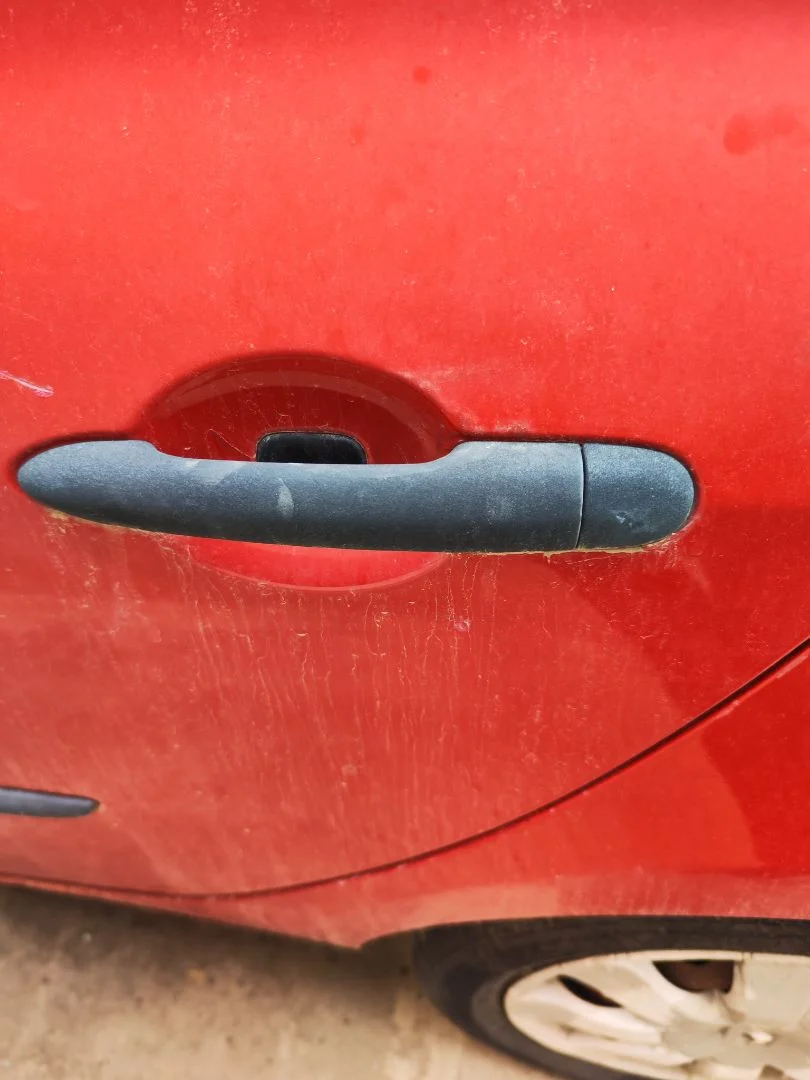 Foto de MANETA EXTERIOR TRASERA IZQUIERDA RENAULT CLIO III 1.5 dCi Diesel CAT (86 CV / 63 KW)