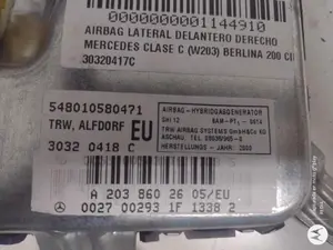 Foto de AIRBAG LATERAL DELANTERO DERECHO MERCEDES-BENZ CLASE C (BM 203) BERLINA 2.2 CDI CAT (116 CV / 85 KW) referencia 30320417C foto 3